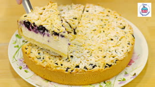 Тёртый пирог с творогом и ягодами или творожный пирог, который по вкусу не уступает торту